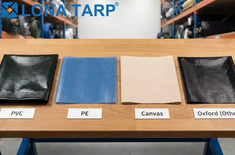 Tarpaulin Material Types Explained: PVC, PE, Canvas & More