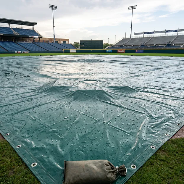 Baseball Field Covered-
