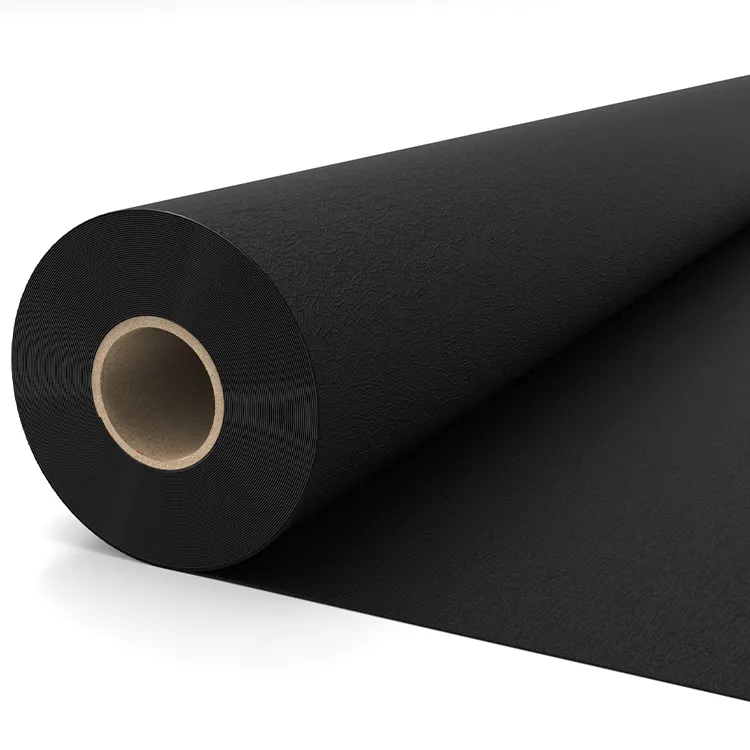 Faux Leather PVC Tarp #113 Black