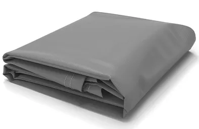 Grey vinyl tarpaulin