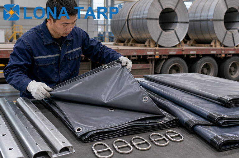 How to Secure a Steel Tarp on a Flatbed?
