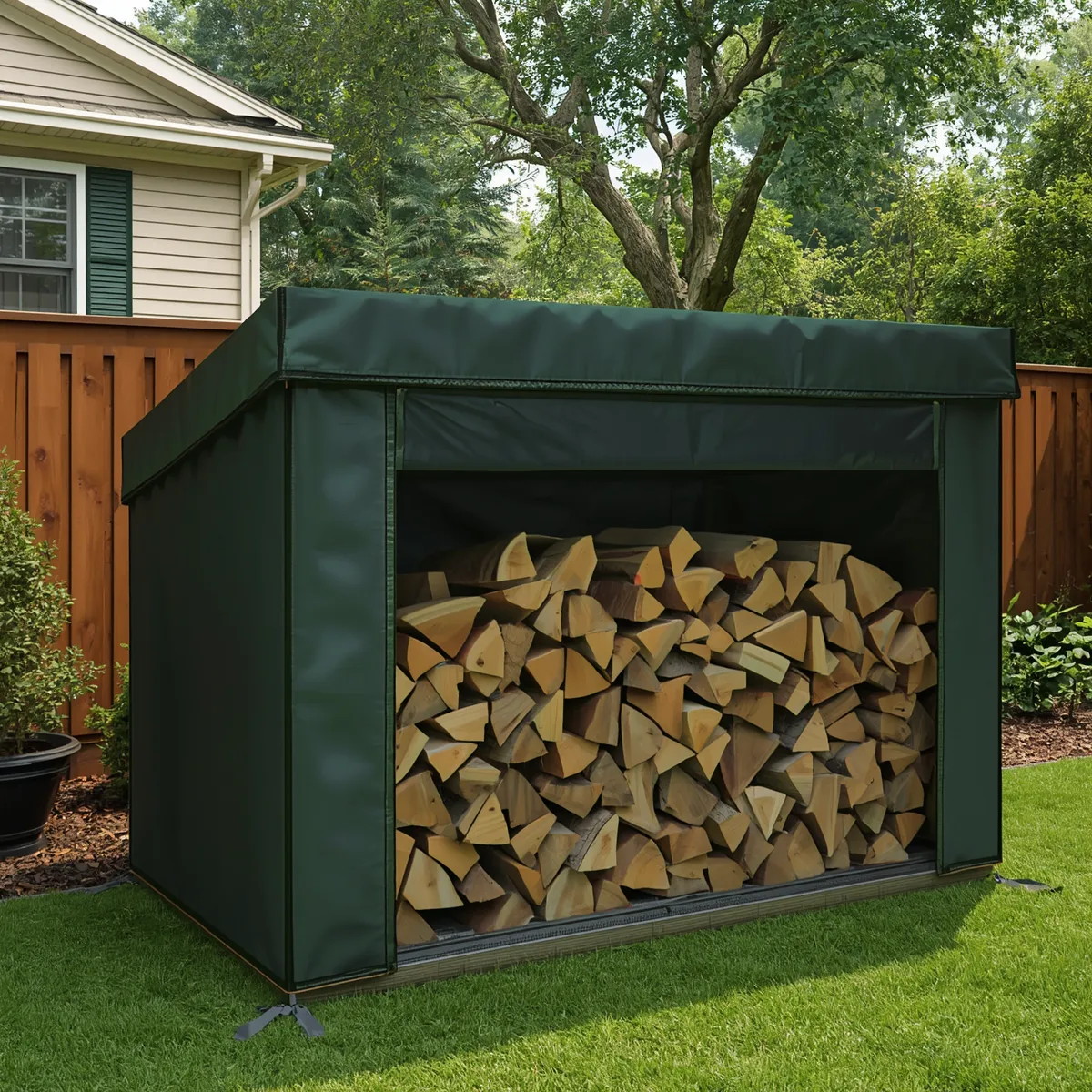 Firewood Cover Tarp | Heavy Duty Wholesale - LonaTarp®