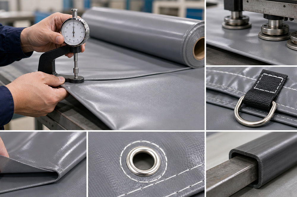 Key Material Requirements for Metal Load Protection Tarps