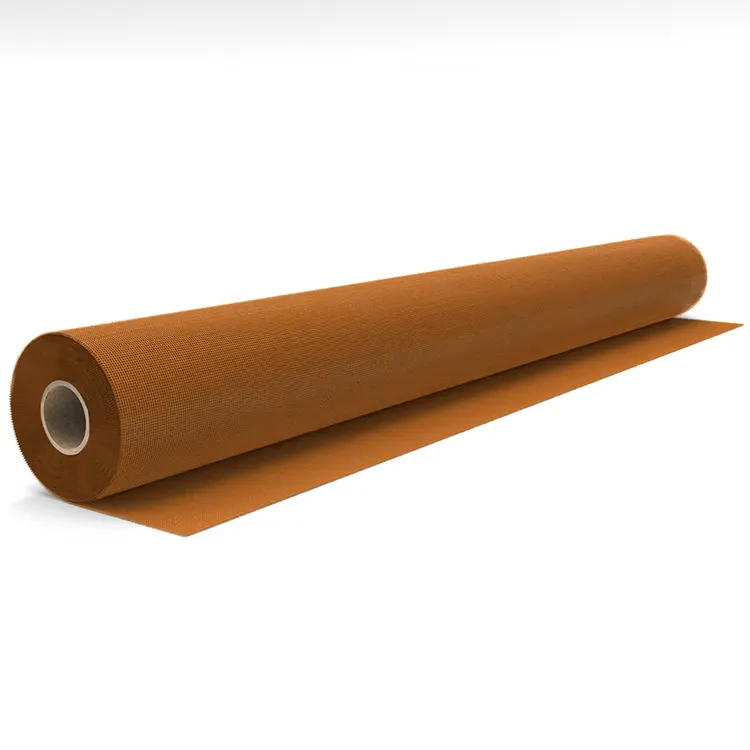 Orange Mesh Tarp rolls