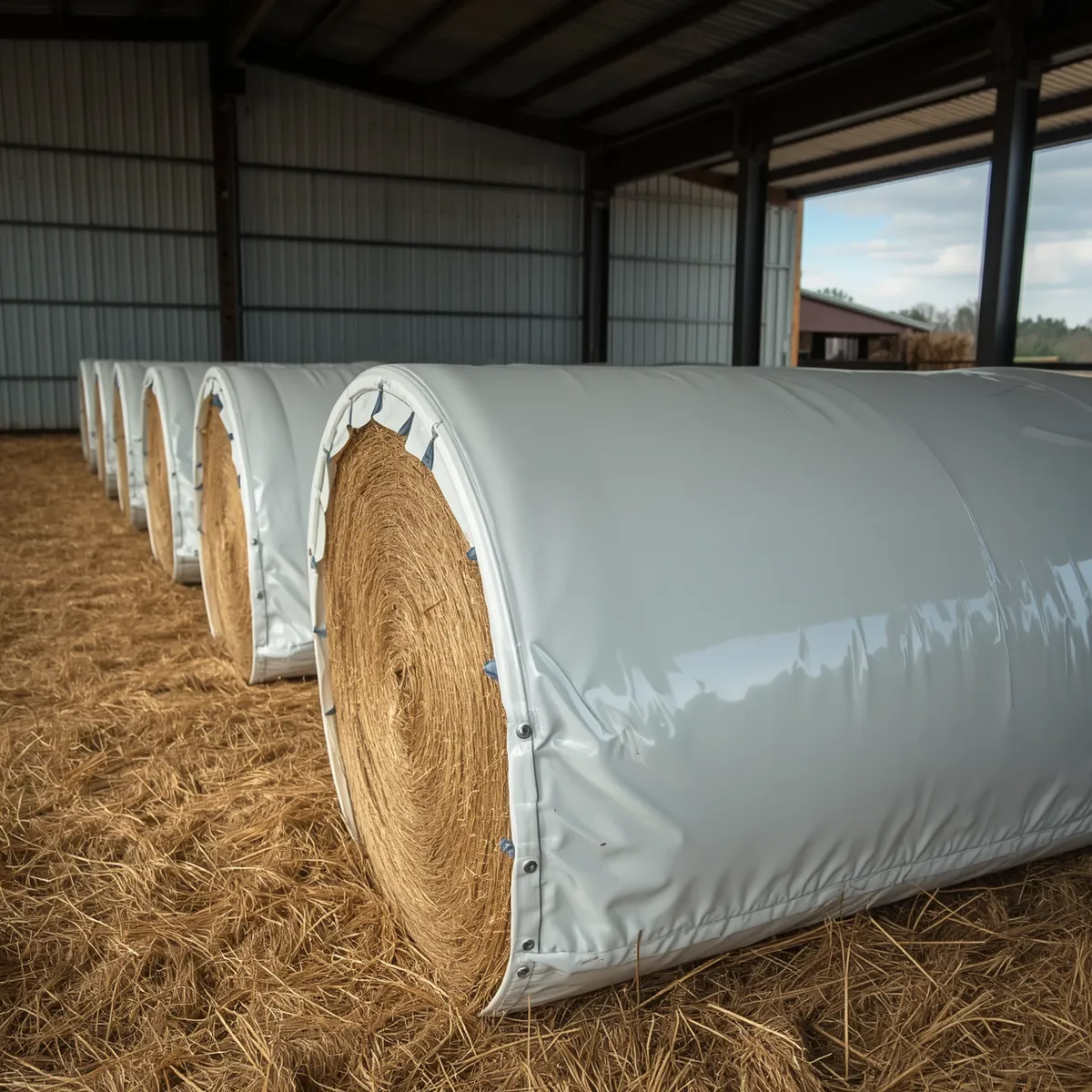 Premium Agricultural PVC Bale Cover System-