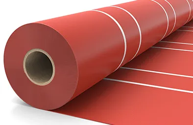 Red and White Striped PVC Tarpaulins