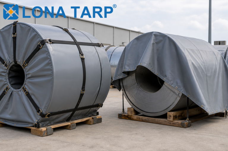 Steel Coil Tarps for Safe Transport
