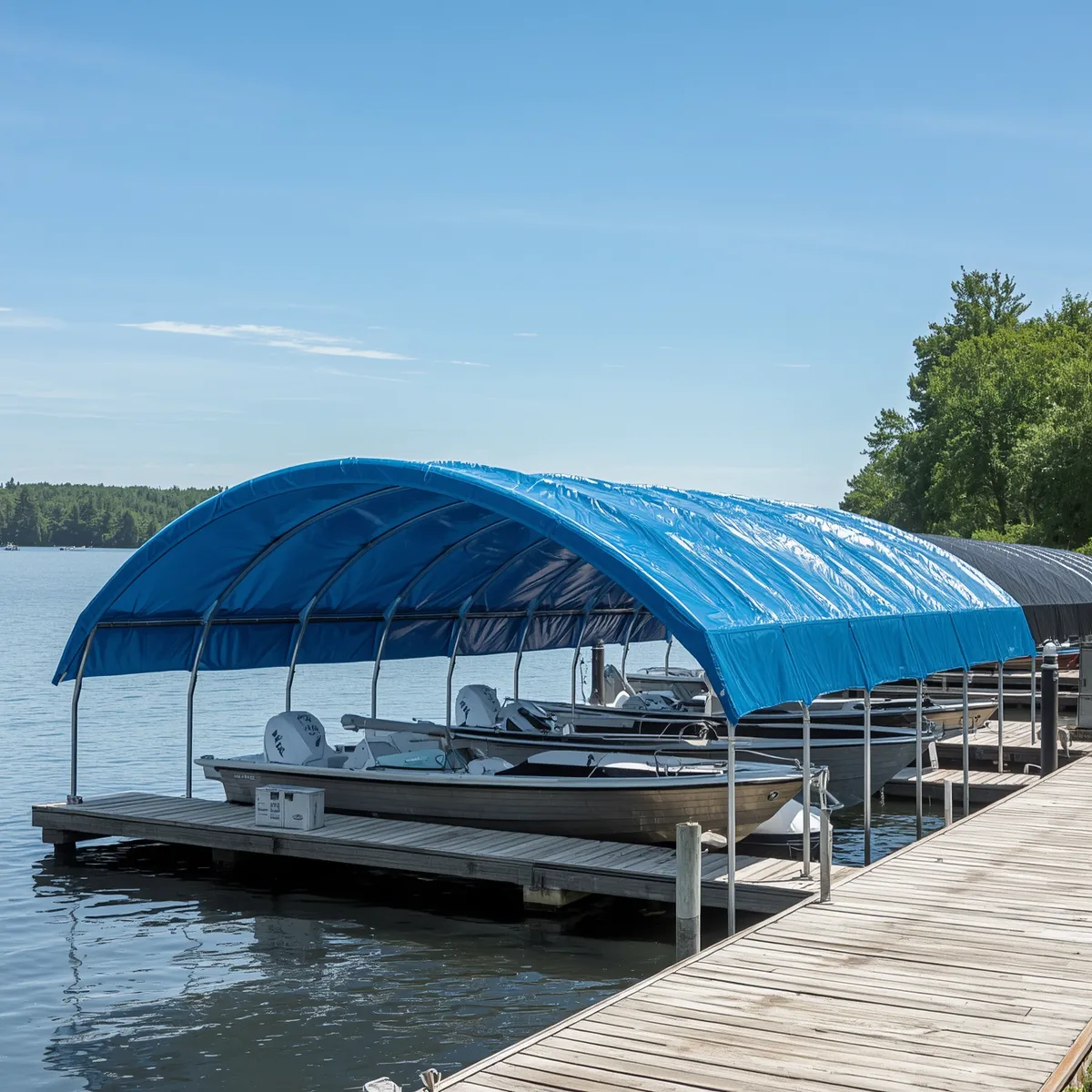 Waterfront Boat Parking Shelter-