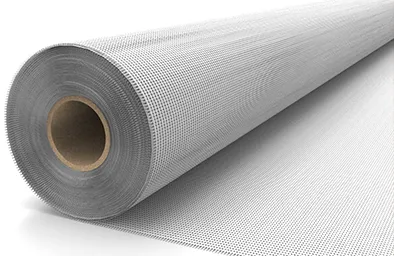 white mesh tarpaulin