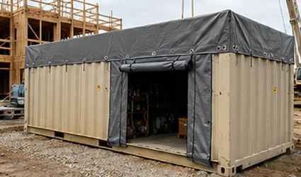 2-Jobsite Storage Unit Covers-