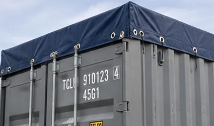 3-Steel Storage Container Covers-