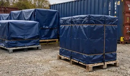 4-Steel Storage Container Covers-