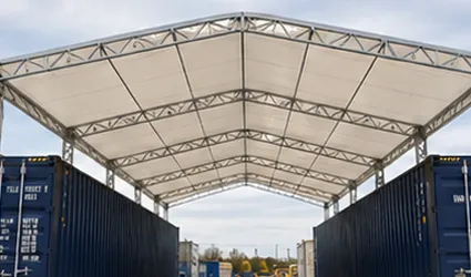 6-Fabric Roof Panels for Container Cover Projects-
