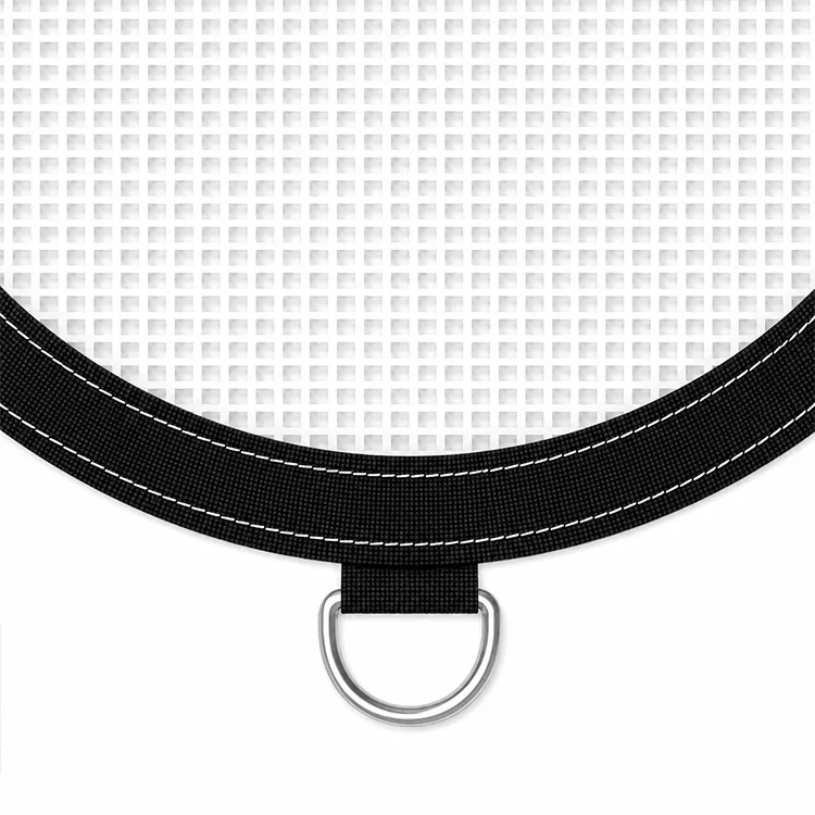 Clear Mesh Tarp with D-Rings