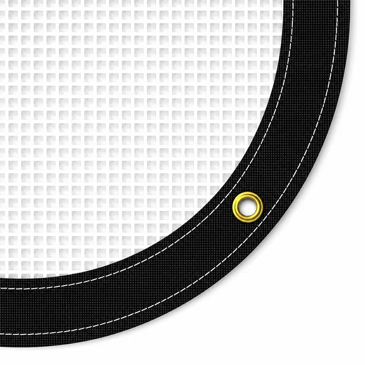 Clear Mesh Tarp with Grommets