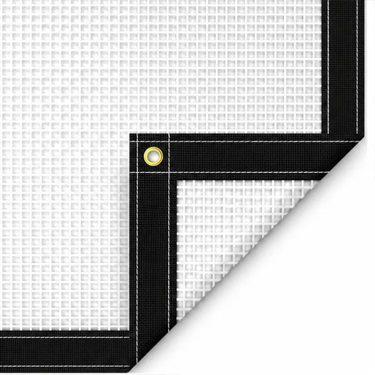 Clear Shade Mesh with Eyelets