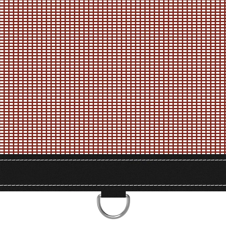 Red Mesh Tarp with D-Rings