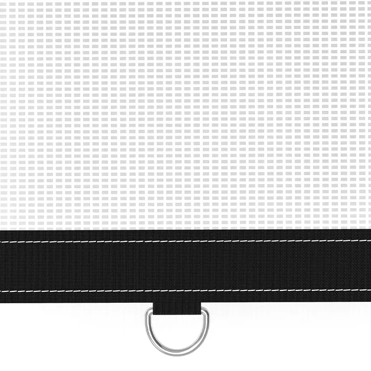 White Mesh Tarp with D-Rings