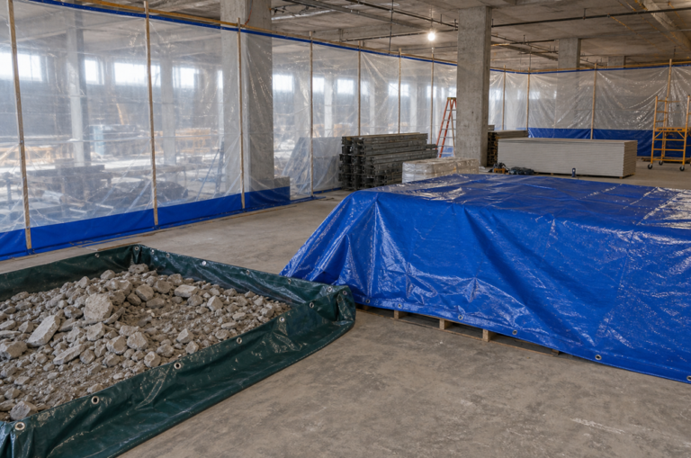 How Debris Tarps Make Construction Cleanup Easier