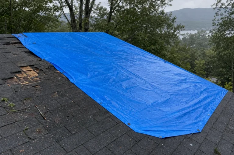 How to Use an Emergency Roof Tarp After Storm Damage
