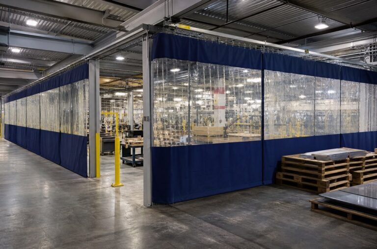 Industrial Divider Curtains for Flexible Workspaces