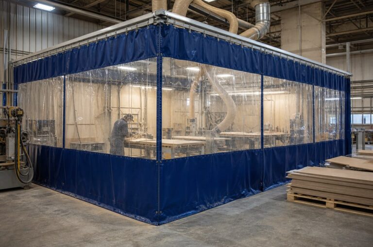 Industrial Dust Control Curtains for Cleaner Workspaces