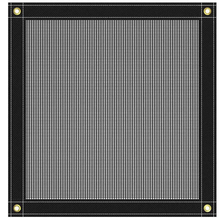 black mesh tarp covers