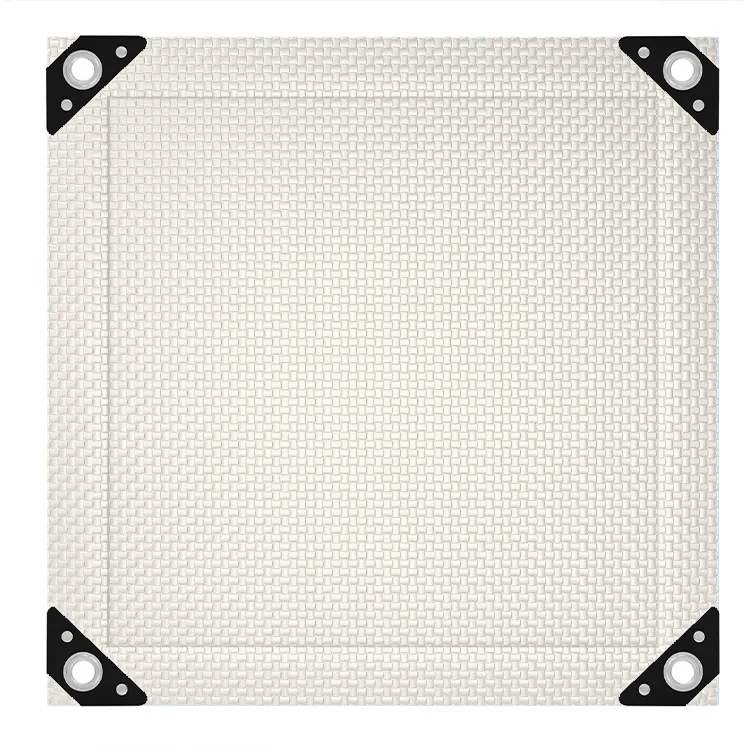 white plastic tarp