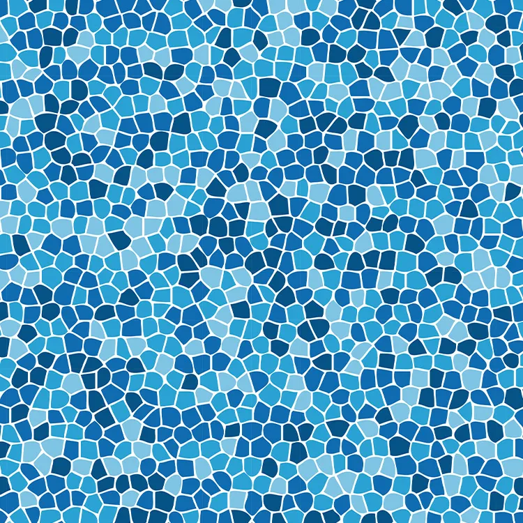 Mosaic Printed Pool Liner Film