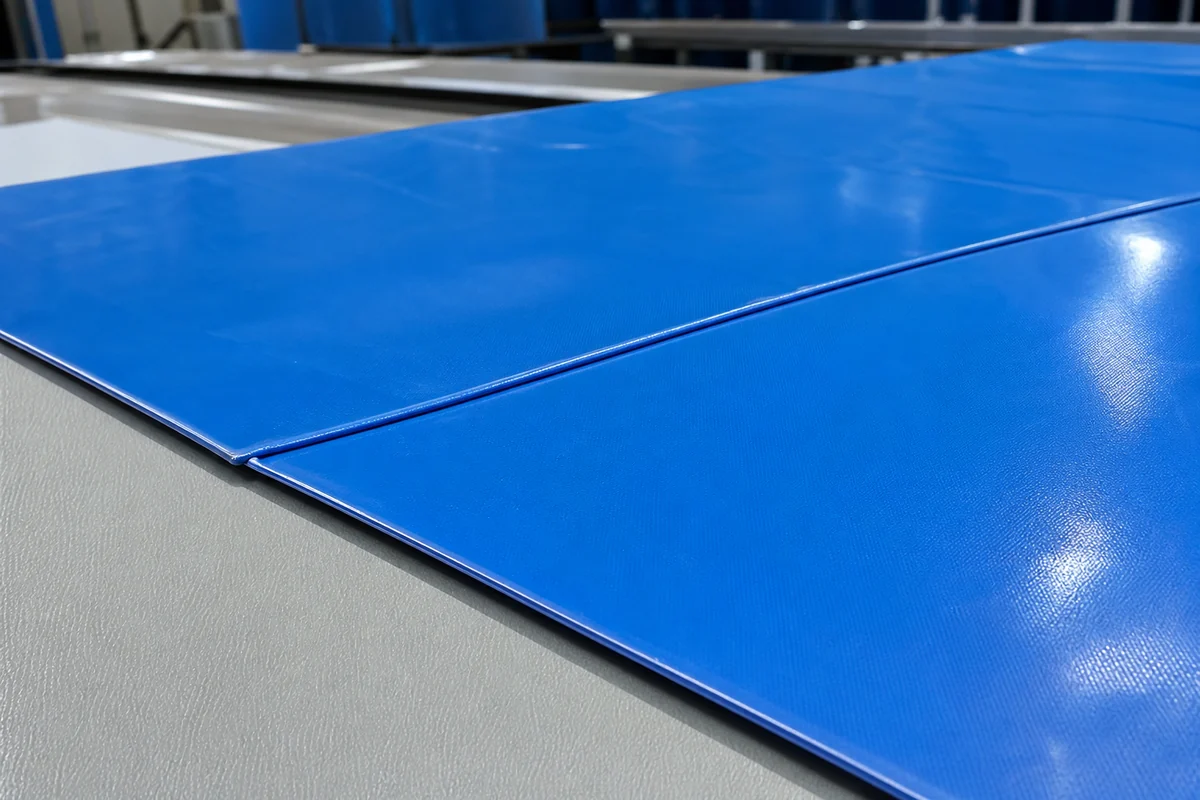 welded PVC pool liner seam inspection for commercial projects