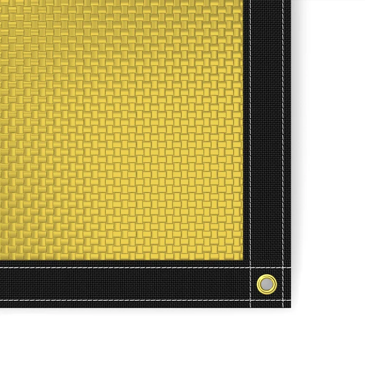 12x12 PE tarp with reinforced edges and grommets for B2B cover orders