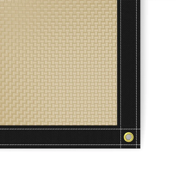 12x20 PE tarp with reinforced edges and grommets for B2B cover orders