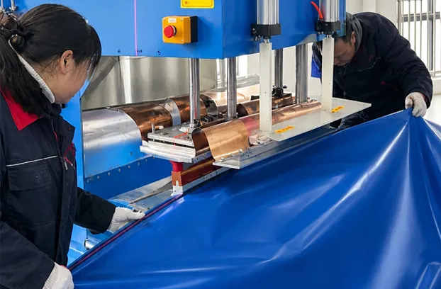 PVC tarp welding