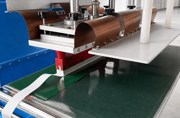 Vinyl tarpaulin high frequency welding