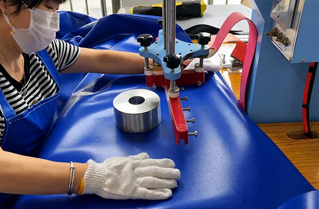 Vinyl tarpaulin welding