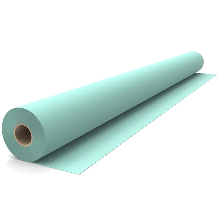 aqua-mint-matte-pvc-coated-fabric-roll-side-view
