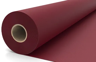 burgundy-red-matte-pvc-coated-fabric-roll-close-up
