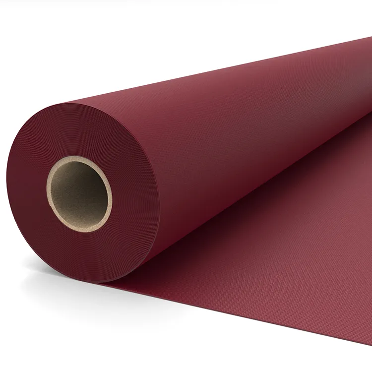 burgundy-red-matte-pvc-coated-fabric-roll-main
