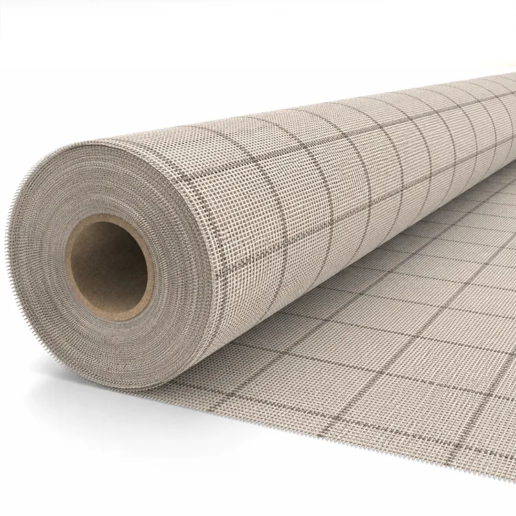 cream-taupe-grid-textilene-fabric-close-roll