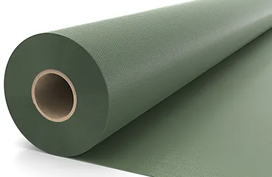 olive-green-glossy-pvc-coated-fabric-roll-close-up