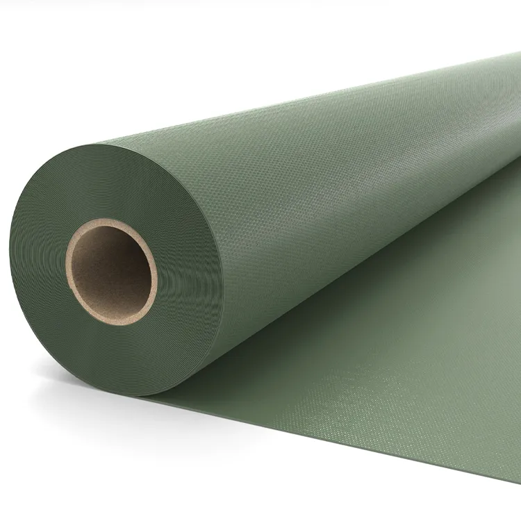 olive-green-glossy-pvc-coated-fabric-roll-main