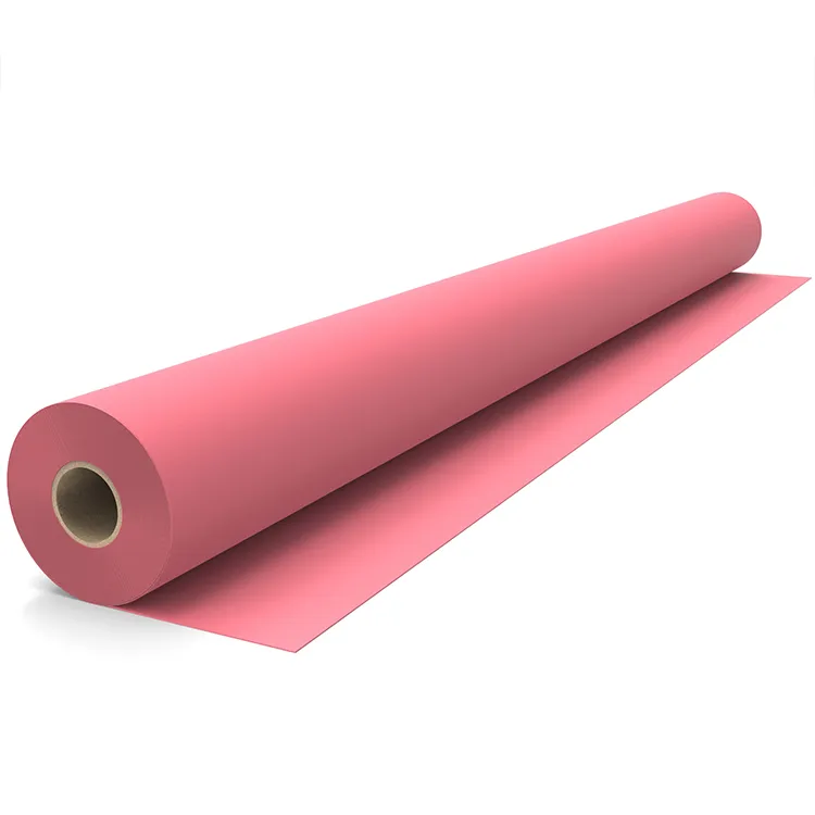 rose-pink-matte-pvc-coated-fabric-roll-side-view
