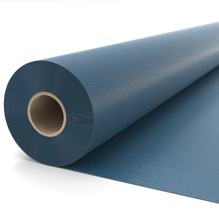 steel-blue-glossy-pvc-coated-fabric-roll-main