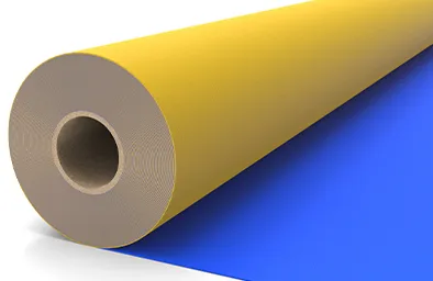 waterproof-pvc-tarp-two-tone-yellow-blue-closeup