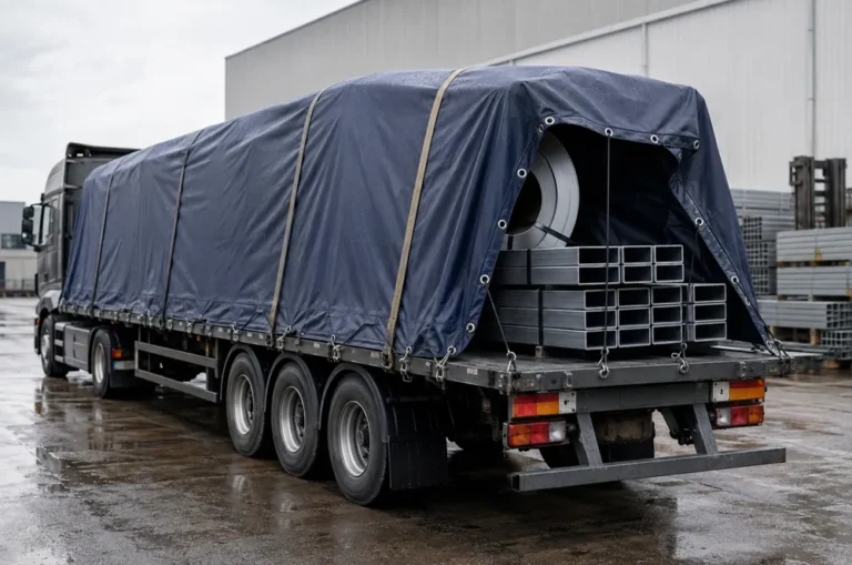 How to Secure a Steel Tarp on a Flatbed?