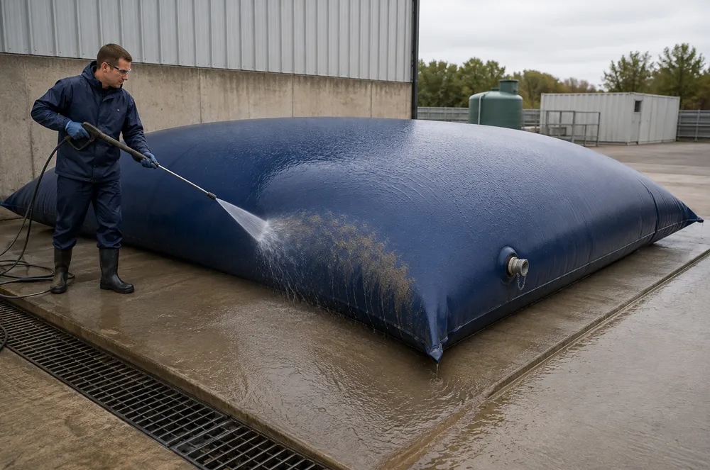 How to Drain, Clean, and Dry a Pillow Tank