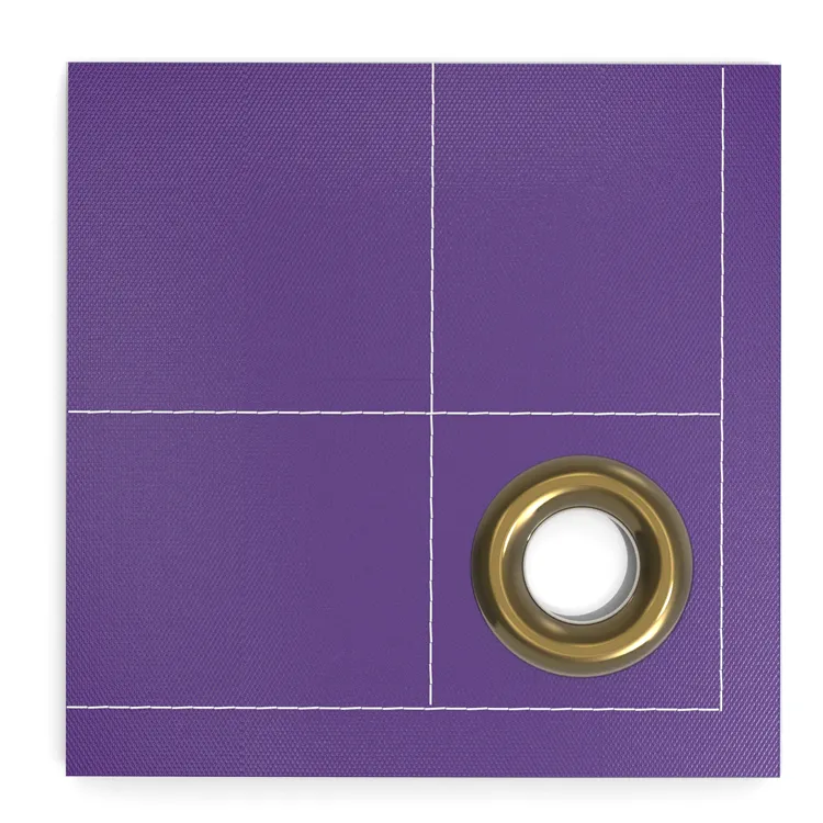 pvc-vinyl-tarp-cover-purple-grommet-detail