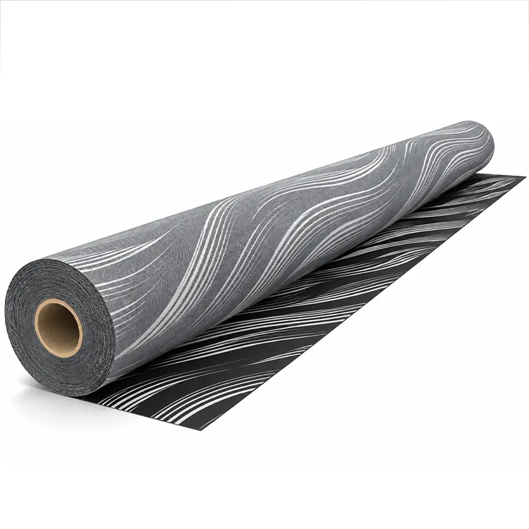 black-gray-abstract-wave-pattern-printed-pvc-tarpaulin-roll-extended-view