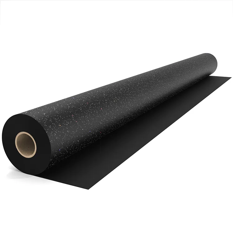 black-speckled-printed-pvc-tarpaulin-roll-extended-view