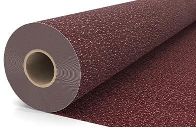 burgundy-speckled-printed-pvc-tarpaulin-roll-close-view